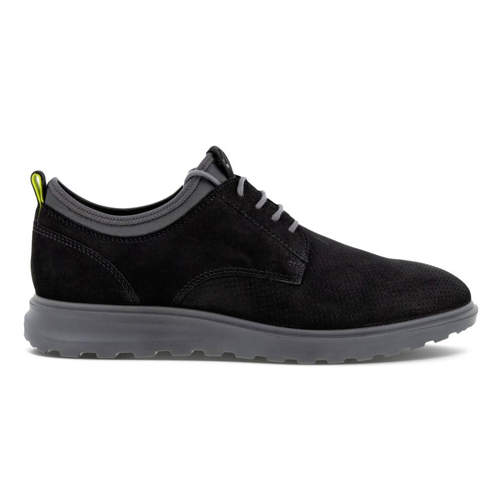 ECCO Mens Derby Shoe Black - Cs20 Hybrid - PCX-075963